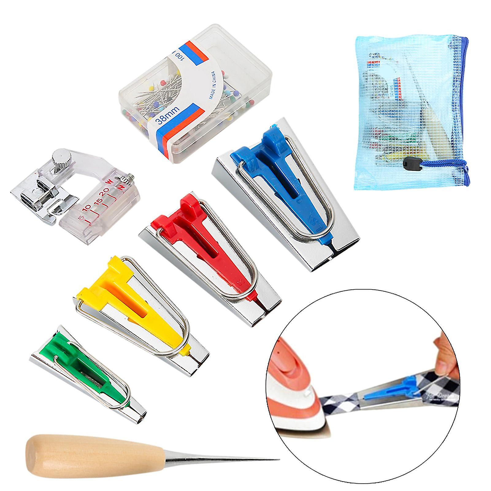 Binding Tool Set Quilting Presser Foot DIY Fabric Bias Tape Maker