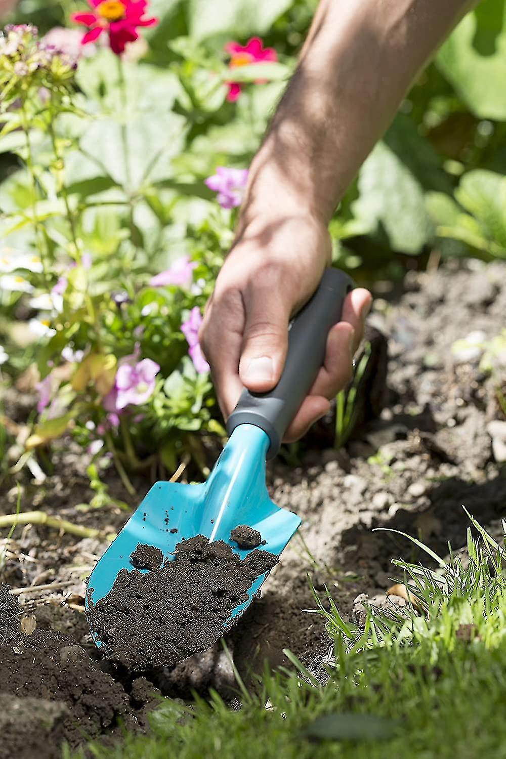 Universal Shovel Classic Transplanter For Planting And Transplanting In The Garden And On The Balcony, Quality Steel, Ergonomic Handle, Working Width
