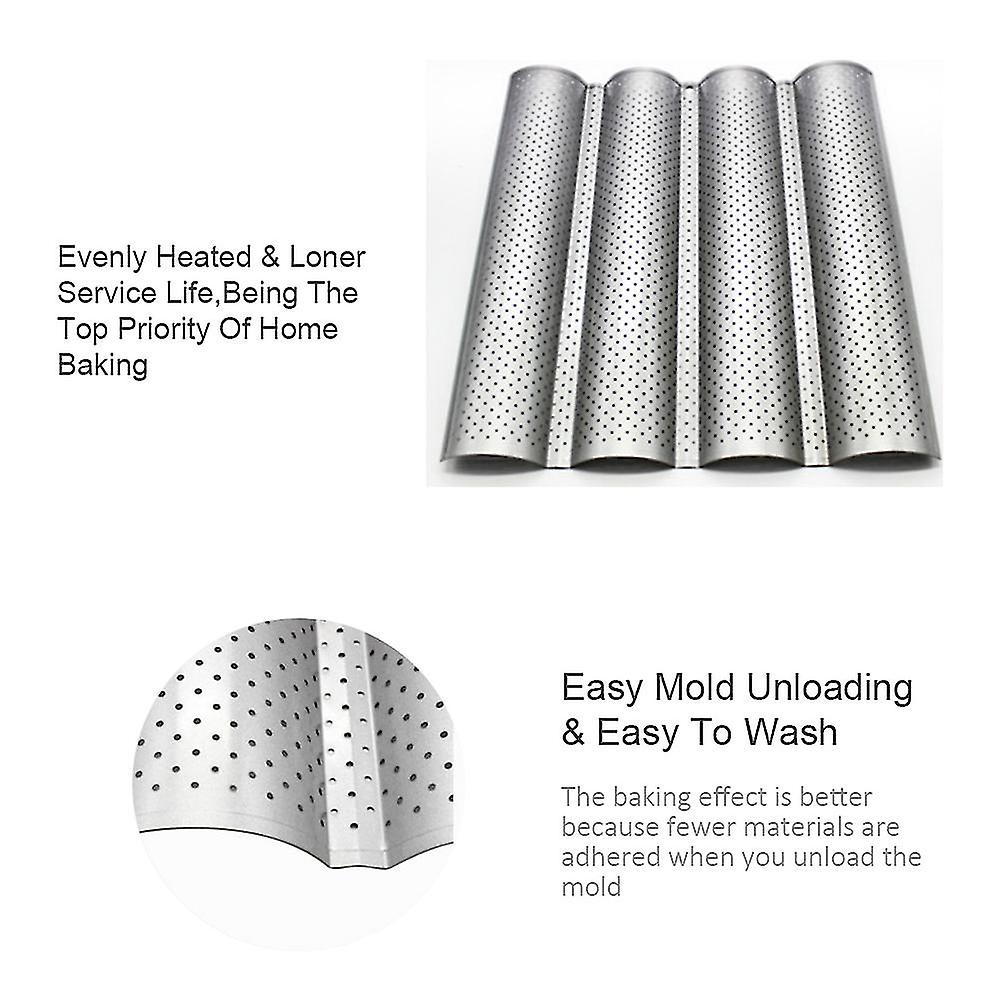 Antihaft-perforierte französische Brotform, Backformen, Toast, Kochen, Backform, Home Brotbackform