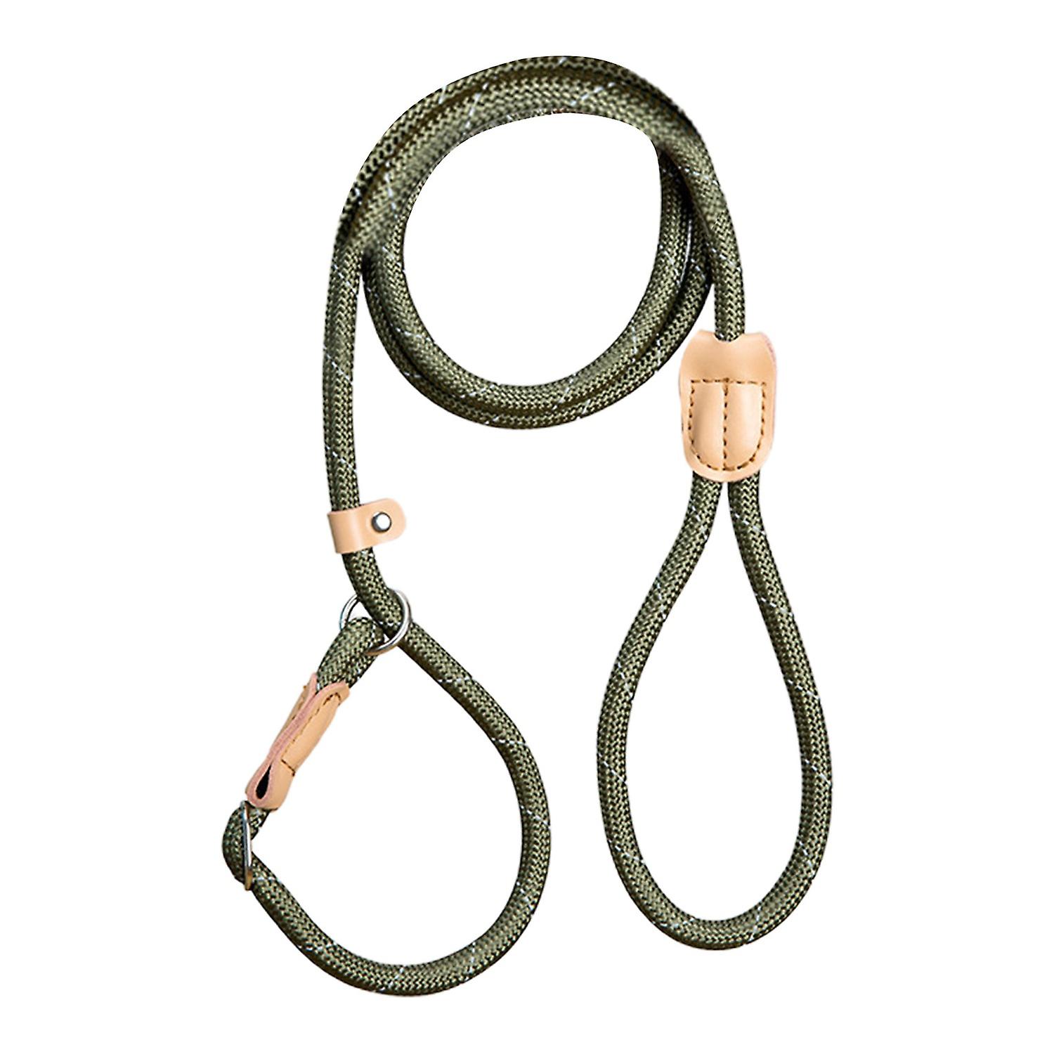 Pet Leash Anti-choking Escape Proof Anti-loose Movable Snap Ring Limit Buckle Adjustable 8/12mm Opti