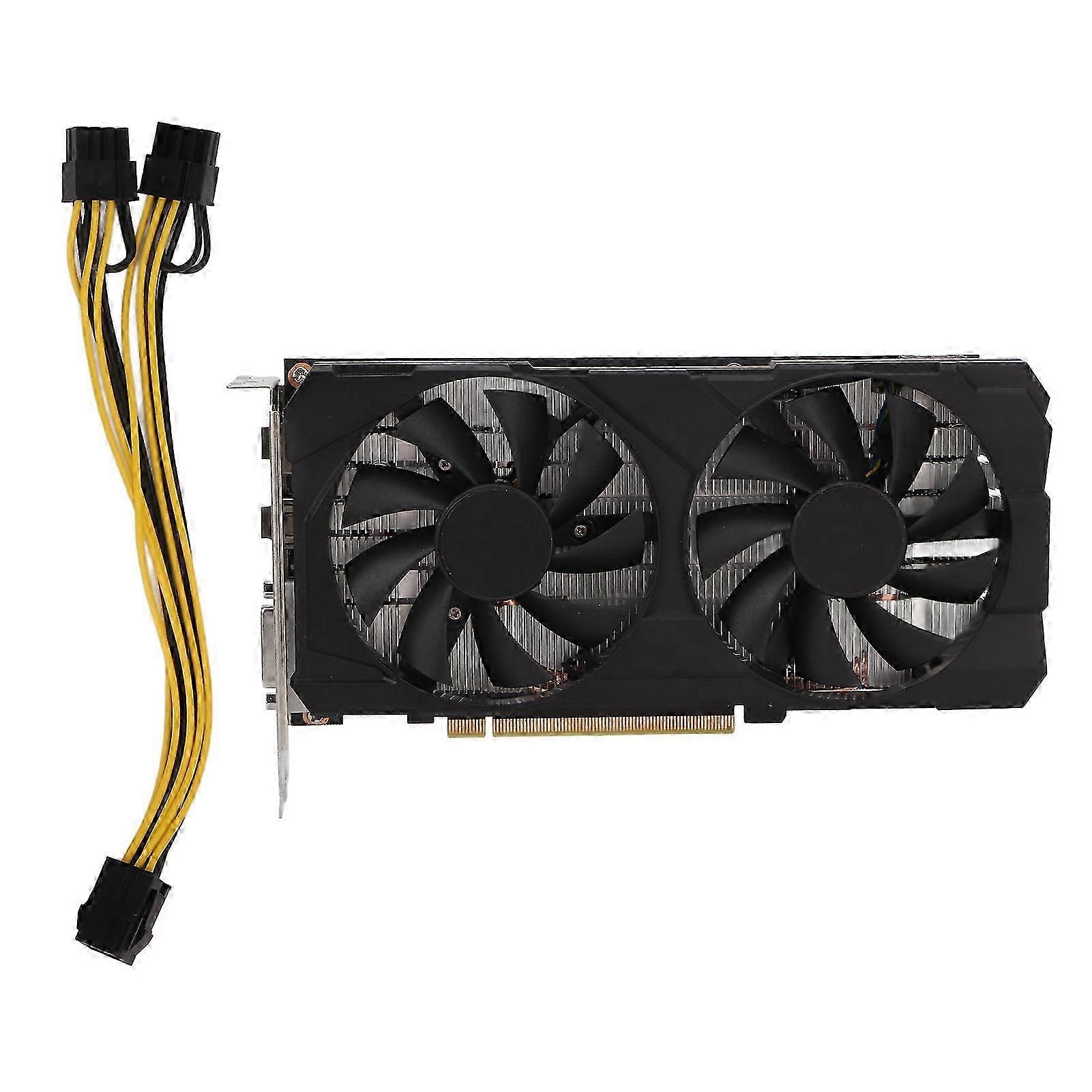 GTX 1660Super Gaming-Grafikkarte 6 GB GDDR6 192-Bit-Unterstützung 1080p DVI DP HD Multimedia-Schnittstellen-Grafikkarte mit zwei Lüftern