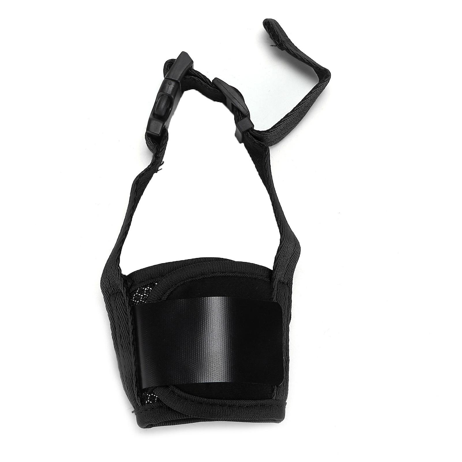 Comfortable, Adjustable, Easy to Wear, Easy to Clean, Anti-Bite and Anti-Swallow Dog Muzzle, Black