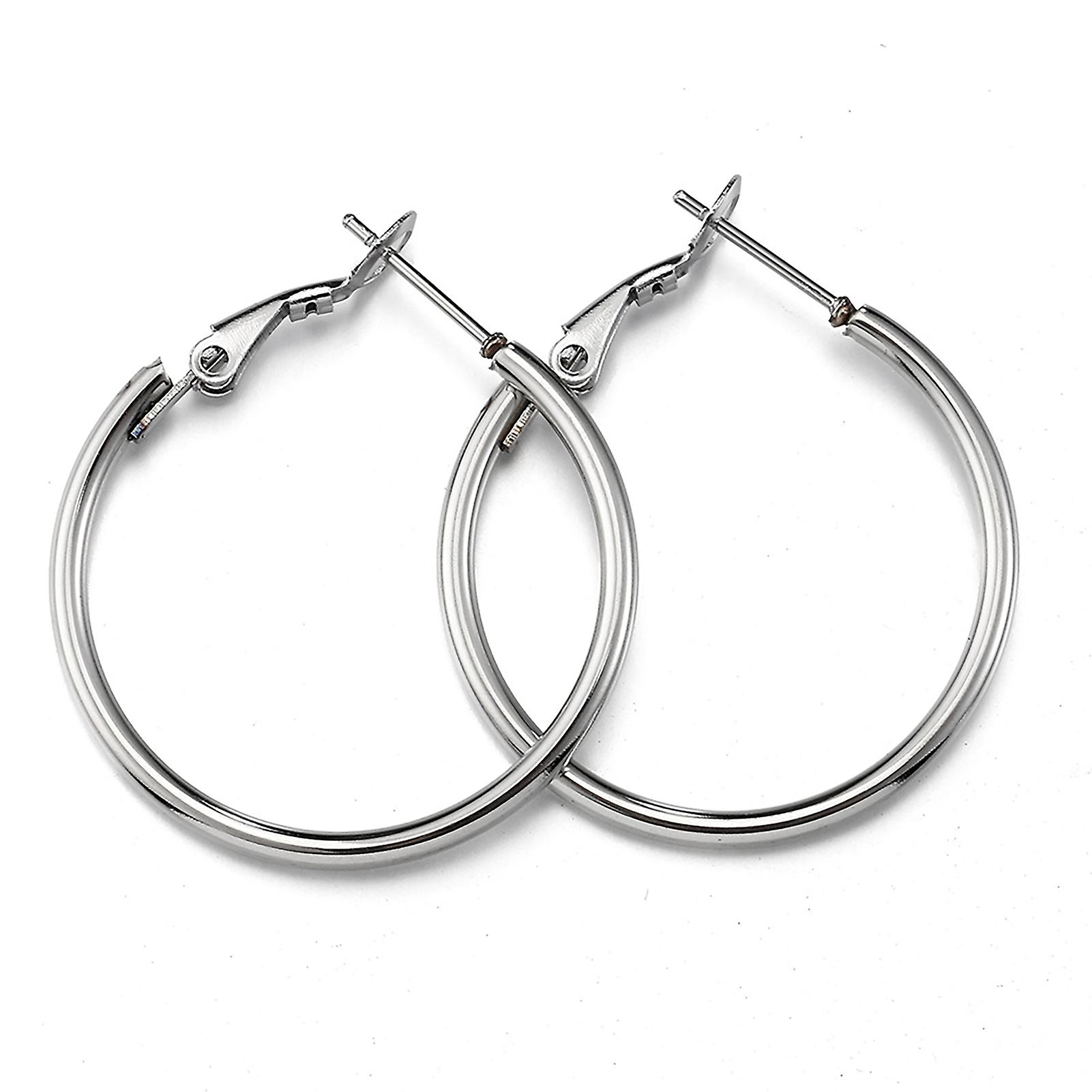 2pcs Open Earrings Circle 30-70mm Loop Base Ear Ring Jewelry Making Accessories for DIY Earring Making Projects