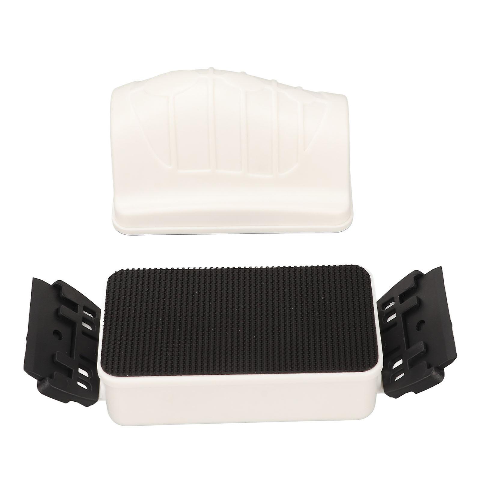 Magnetic Algae Scraper Floating Double Sided Scratch Free Aquarium Strong Magnetic Cleaner for Aquarium Fish Tank White