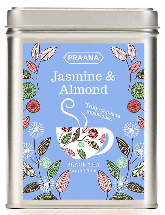 Black Loose Tea with Jasmine Buds and Almond - Gift Tin - 100 g