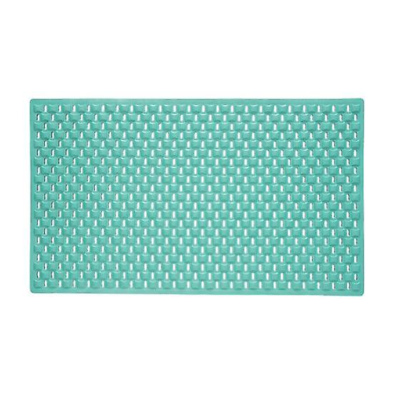 Bathroom Mat with Suction Cup Multiple Drainage Holes 40x70cm Comfortable Non-slip Shower Floor Pad Daily Use