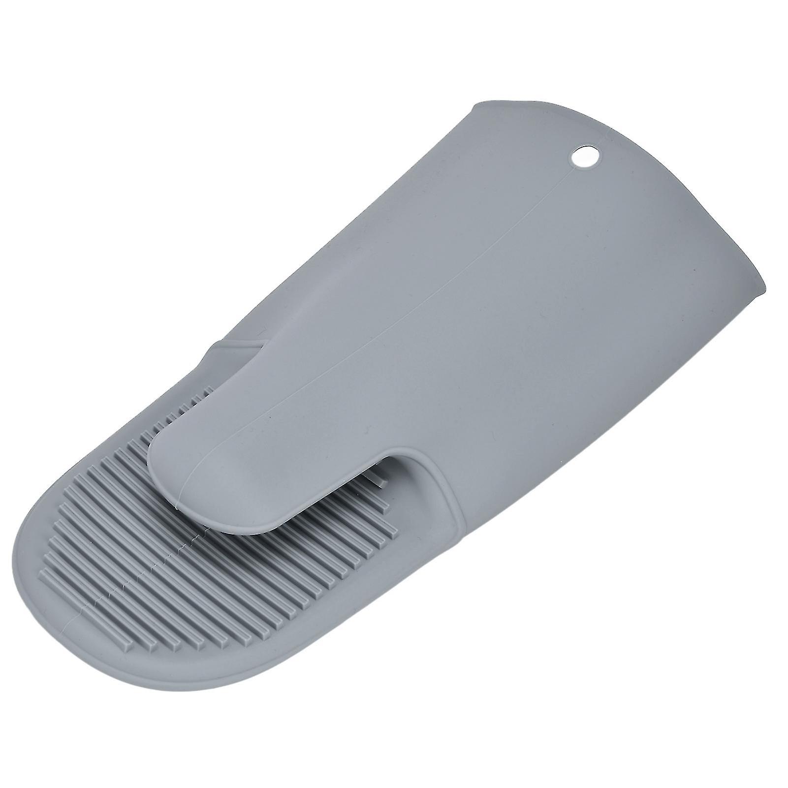 Silicone Heat Insulation Gloves - Thickened For Microwave Barbecue - Grey