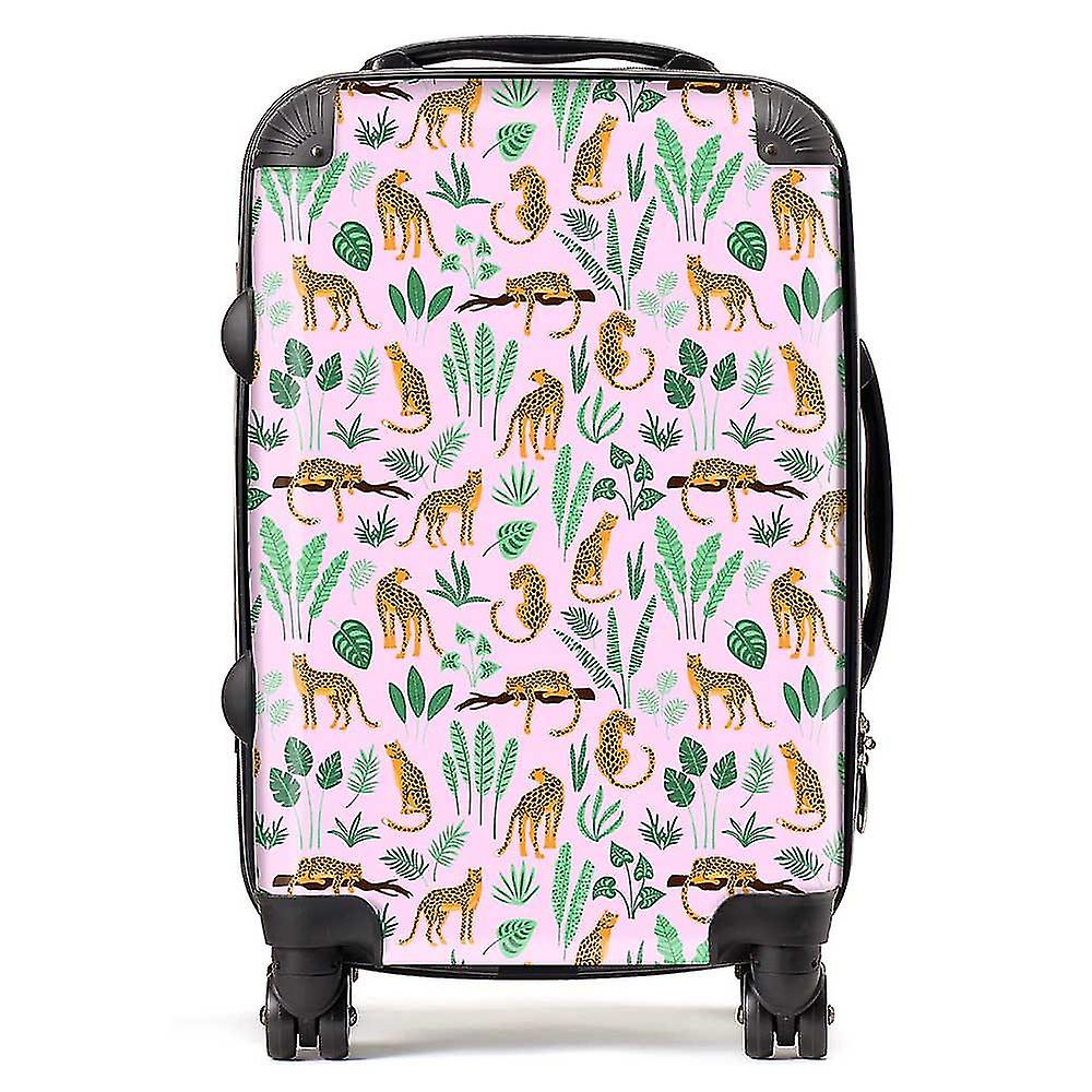 Hand Drawn Leopards Suitcase