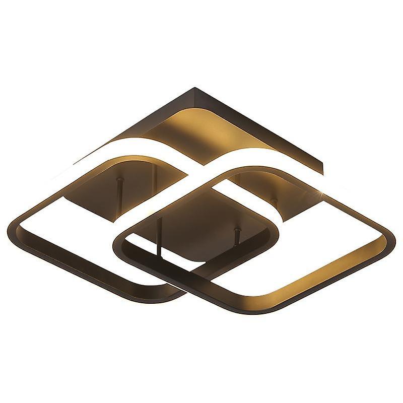 Square ceiling light with dimmable remote control