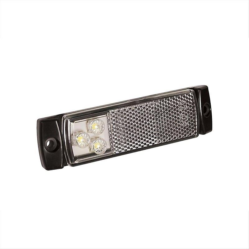 Front Position Light 12/24V White 126x30mm LED