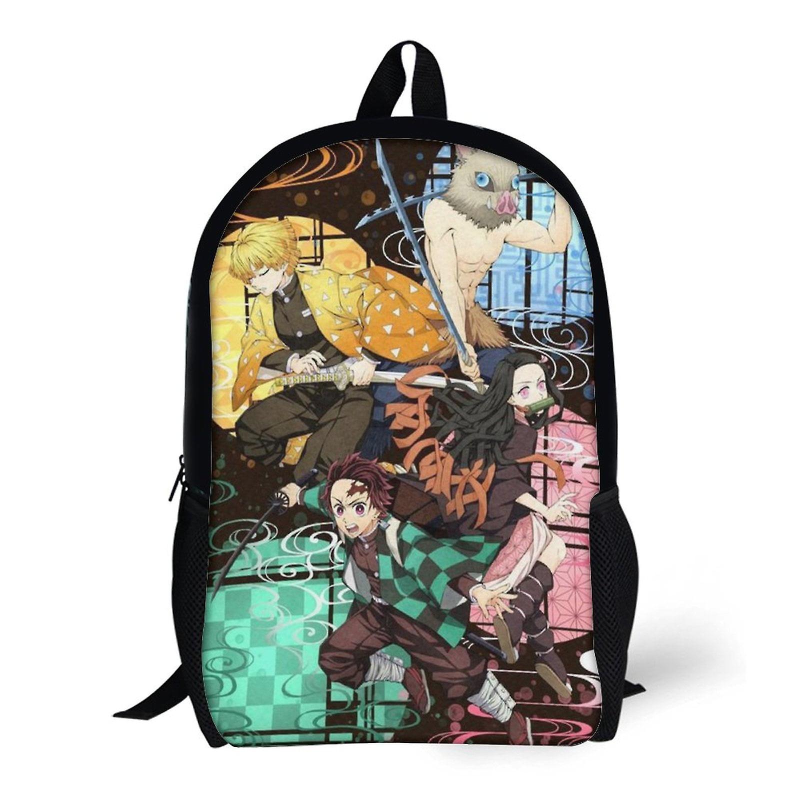 Demon Slayer  Shoulder Backpack School Bookbag