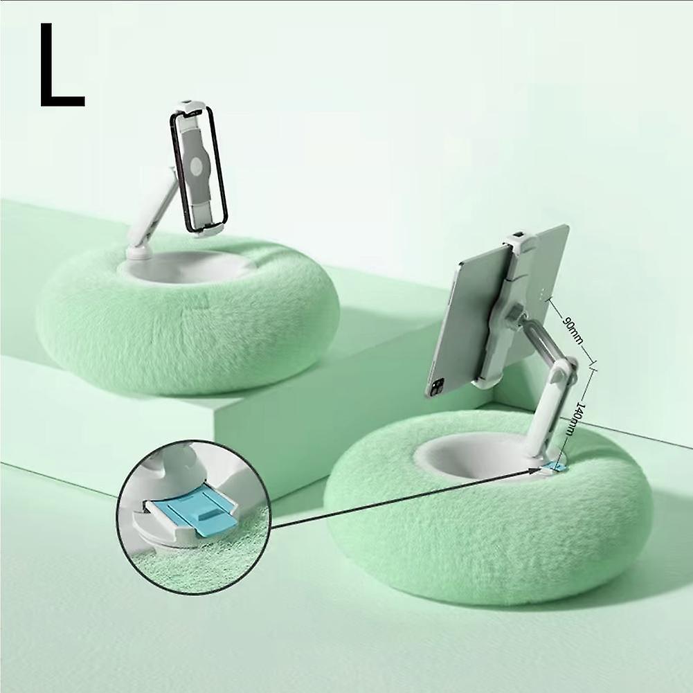 Pillow Mobile Phone Holder Tablet Rotating Holder Live Broadcast Drama Lazy Desktop Bed Home Holder Large Version Green