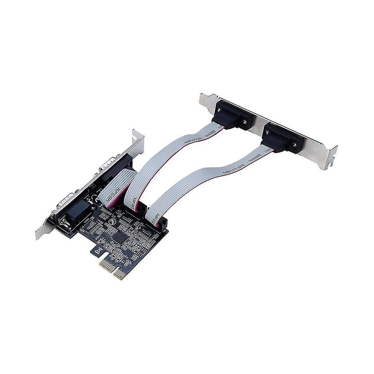 25mbps Pcie Serial Port Expansion Card Ax99100 Chip Pcie To Serial Port Rs232 Interface 4 Port Expa