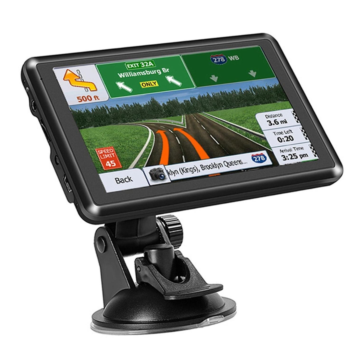 Portable 5-inch touch screen car GPS navigator