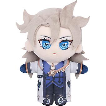 Game Hu Tao Zhongli Xiao Guoba Plush Doll Figures Toy Cute Soft Plushie Stuffed Toy(Albedo, 20cm)