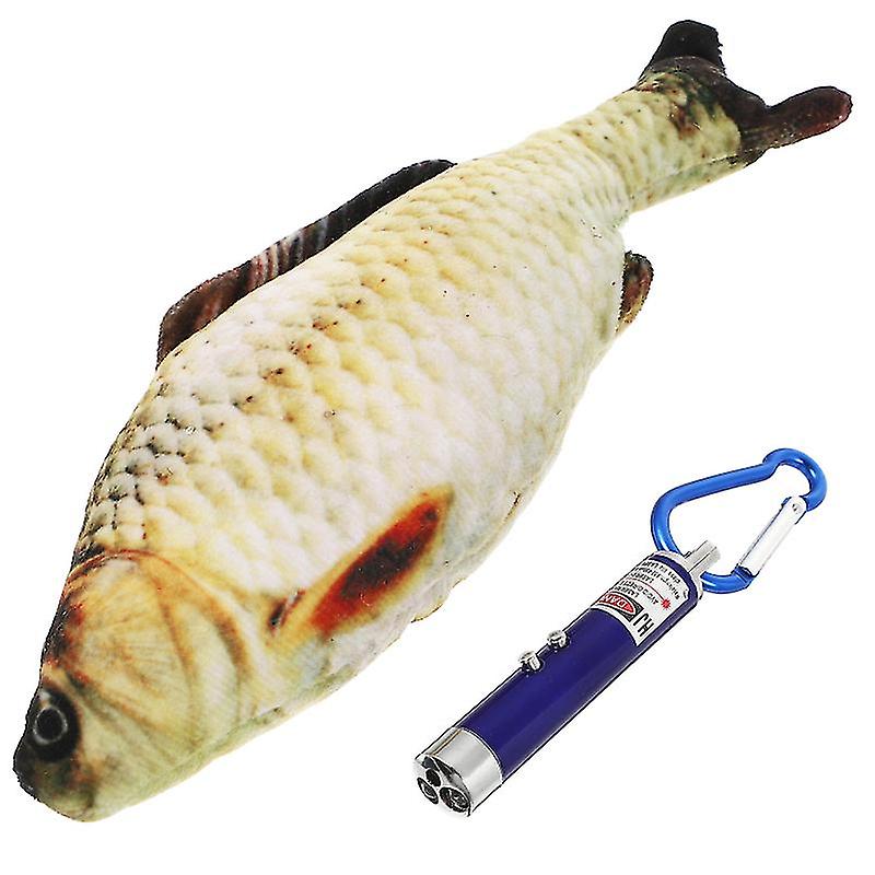 2pcs Simulation Fish Cat Toy