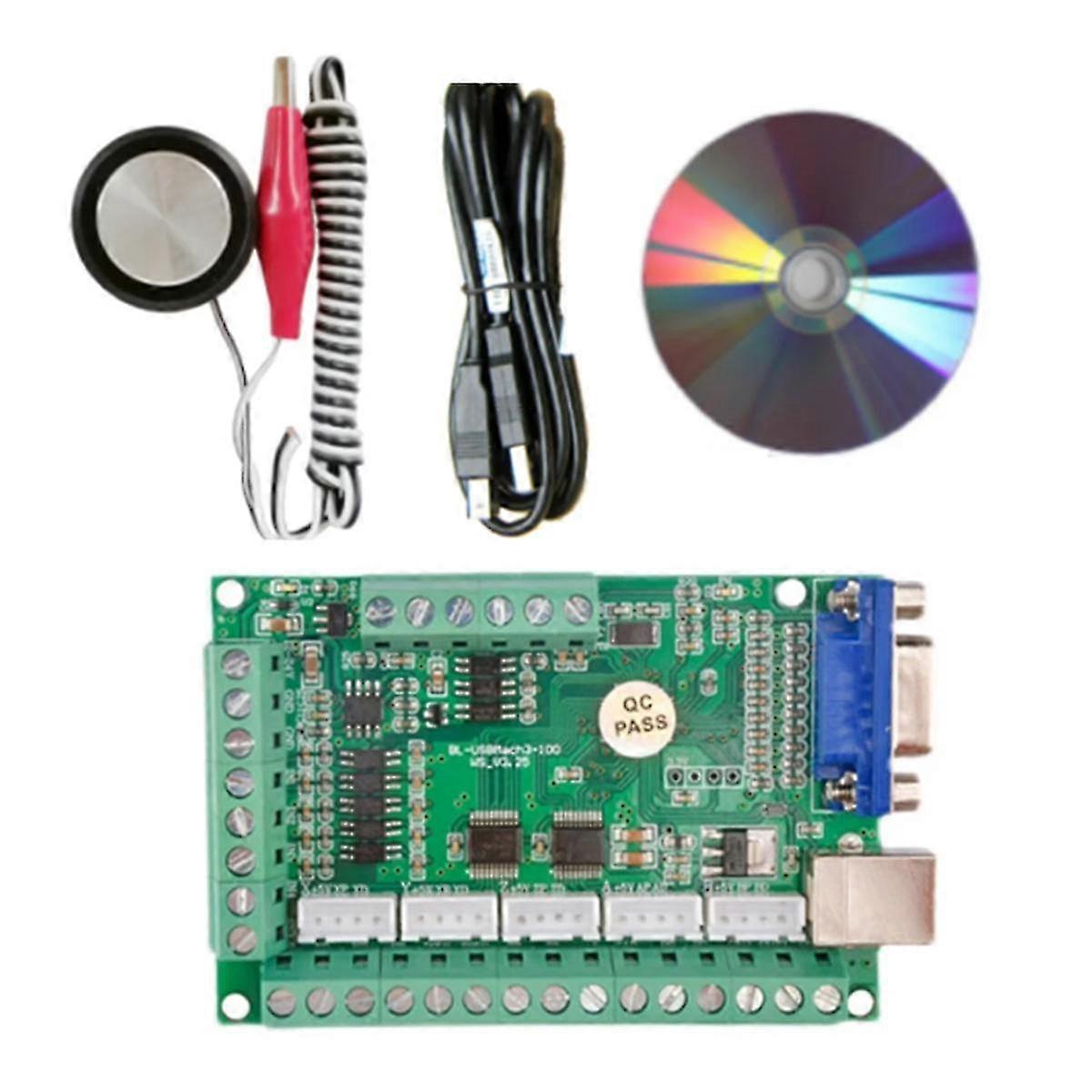 Mach3 V3.25 Usb Driver Motion Controller 5 Axis Cnc Board Z Tool Setter For Cnc Router Cutting Engraving Milling Machine