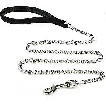 Guia de Cão Resistente, Coleira de Cão de Metal com Cabo Confortável para Cães de Médio e Grande Tamanho, Melhoria da Segurança e Conforto do Cão Anexa ao Pet C