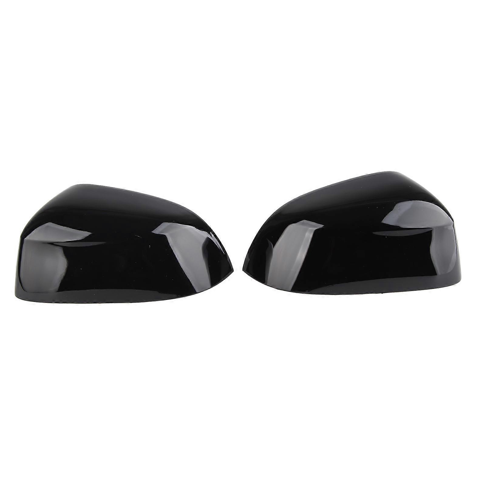 1Pair Side Rearview Mirror Cover Gloss Black Stylish Colorfast Lightweight Door Mirror Cover Caps for X3 X4 X5 X6 X7 G01 G02 E2U211