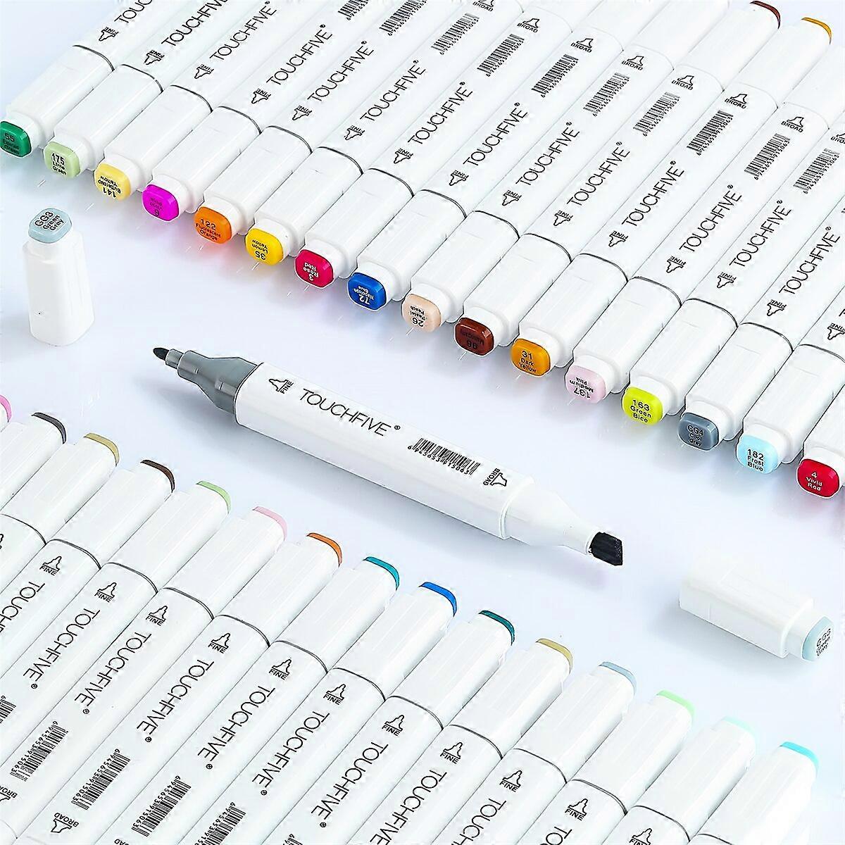 TOUCHFIVE Markers 12/30/60/80/168 Colors Art Marker Pen Dual