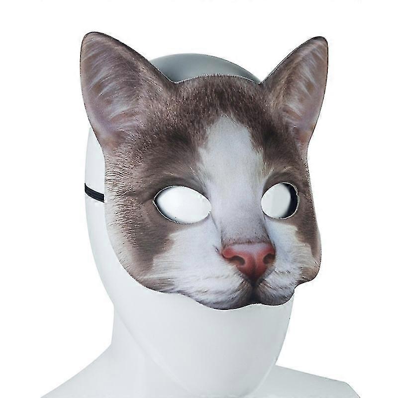 Latex Katzenmaske Für Halloween & Kostümpartys – Realistische Vollkopfmaske Für Erwachsene