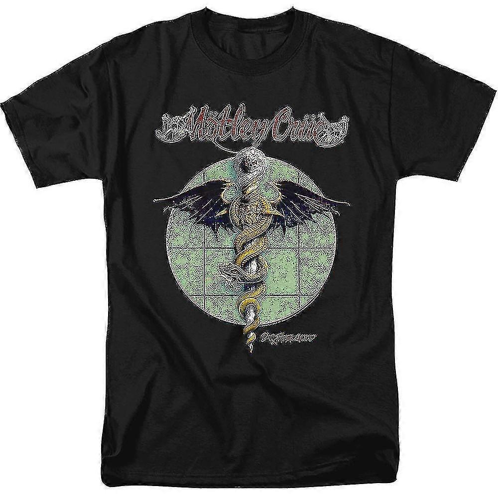 T-shirt Motley Crue 'Dr Feelgood' - Beige - 100% Coton - Neuf Avec étiquettes