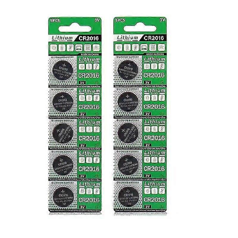 5-20Pcs CR2016 Button Battery DL2016 BR2016 DL2016 LM2016 3V Coin Cell compatible with Clock