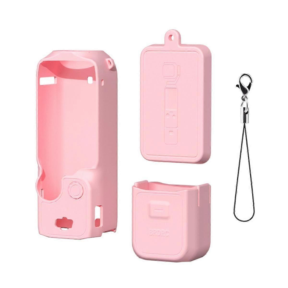 Camera Silicone Case for 3 Lens Body Protective Cover Gimbal Lens Cap Anti-Bump Shell B