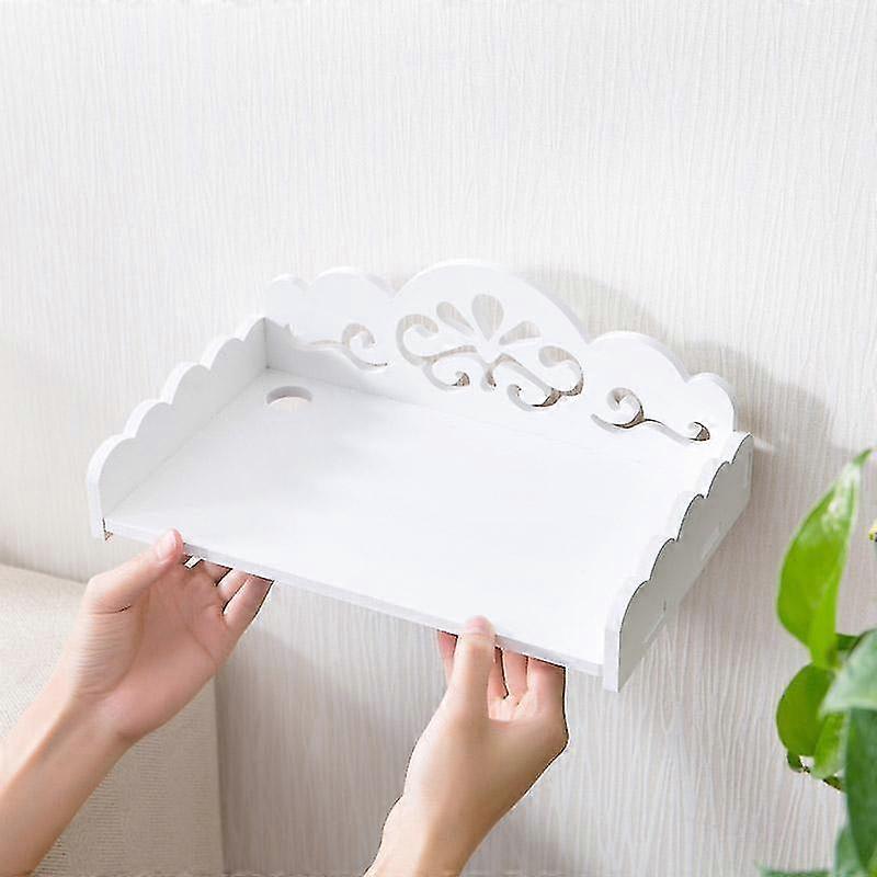 bracket shelf wall bedroom clapboard organizer rack