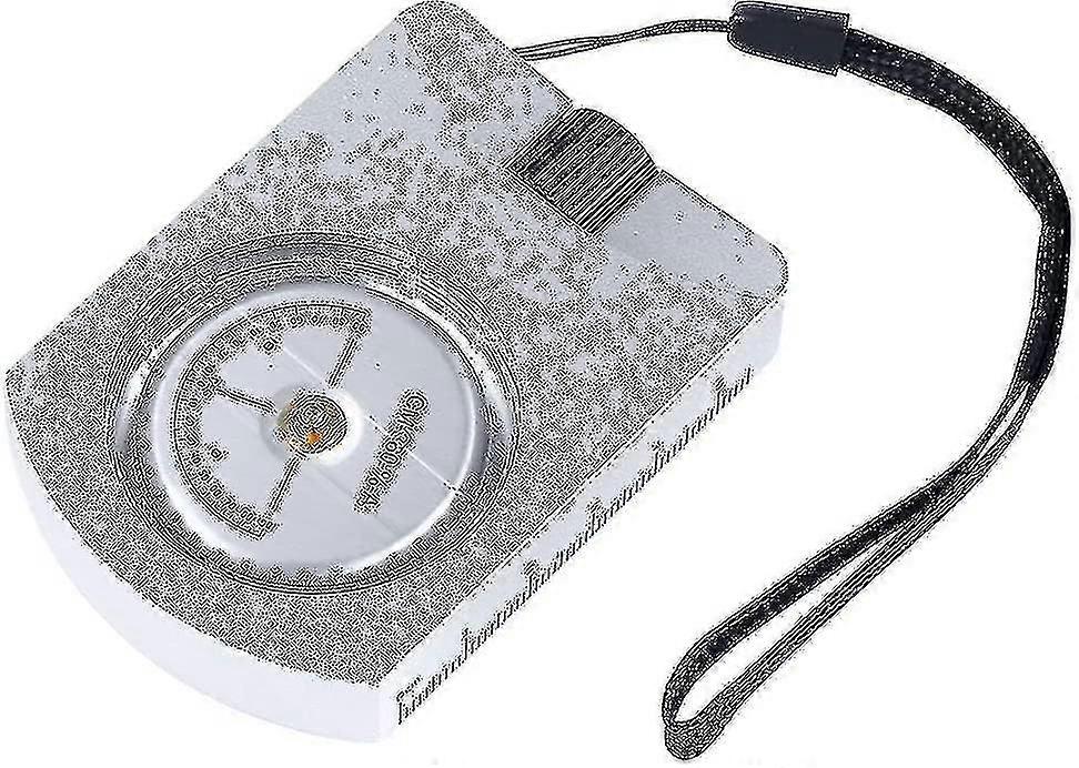 Portable Clinometer For Altimeter For Measuring Heights Slopes Angles Silver-