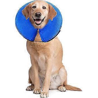 Kjæledyr oppblåsbar krage, komfortabel kjæledyr krage kjegle for gjenoppdagelse, oppblåsbare grunnleggende hundehalsbånd