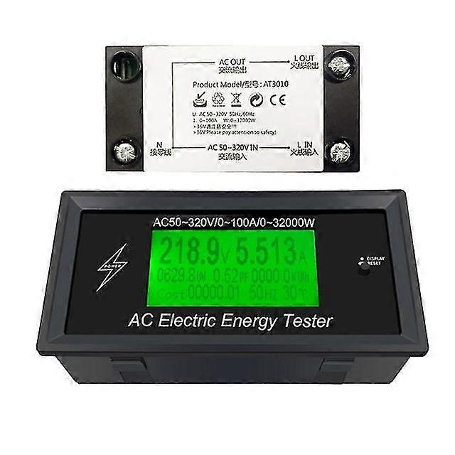 47-63 Hz ac 320v 100a volt current zvs power meter detector discharge battery monitor physical measuring instruments 80-106kpa