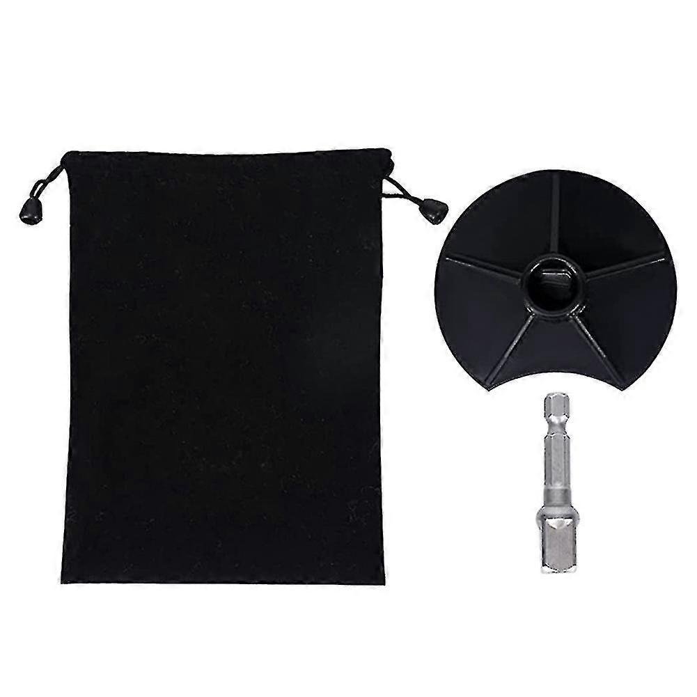 crank handle adapter with hex steel bit power attachment