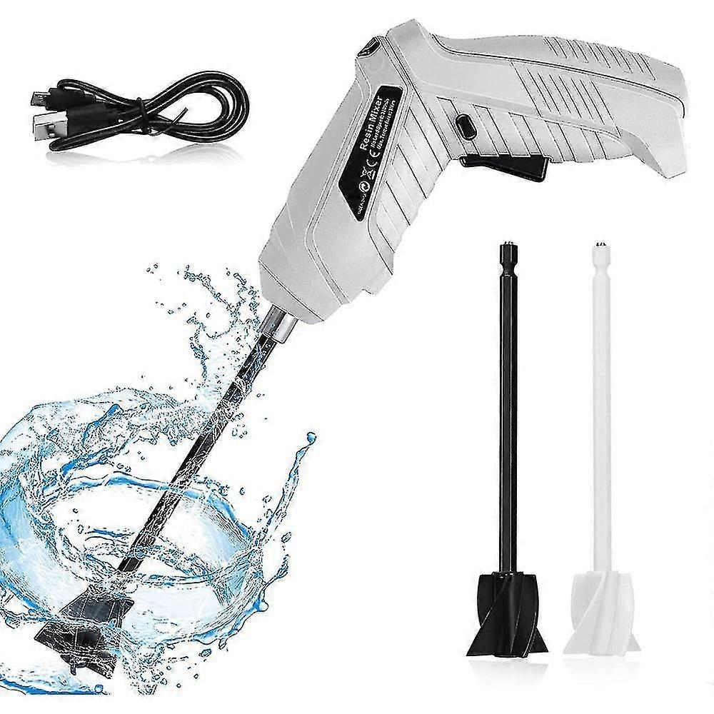 Epoxy Blender Handheld - Usb Powered Rechargeable Resin Mixer For Minimizing Bubbles, Resin Mold &