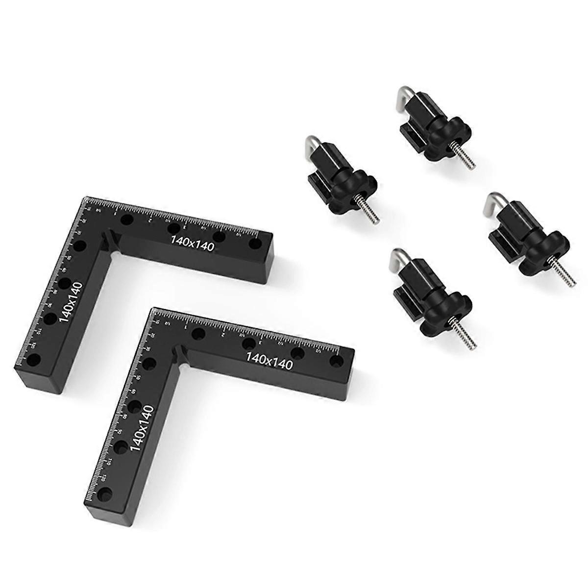 Woodworking Jigsaw Puzzle Fixed Square Woodworking Square L-Foot Aluminum Alloy Right-Angle Positio