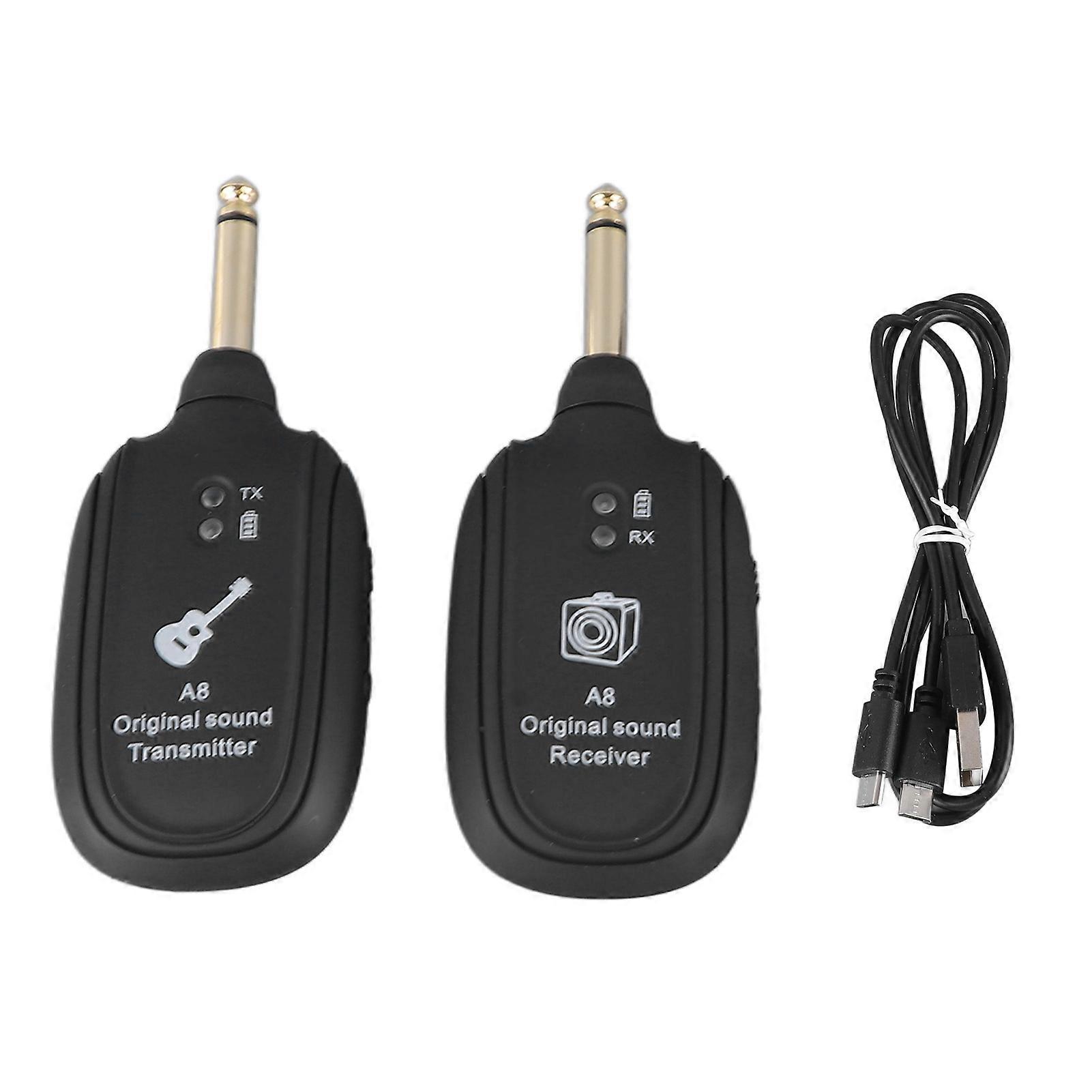 Wireless Guitar System Precise Sound Pickup Electric Guitar Audio System Wireless Transmitter and Receiver Set