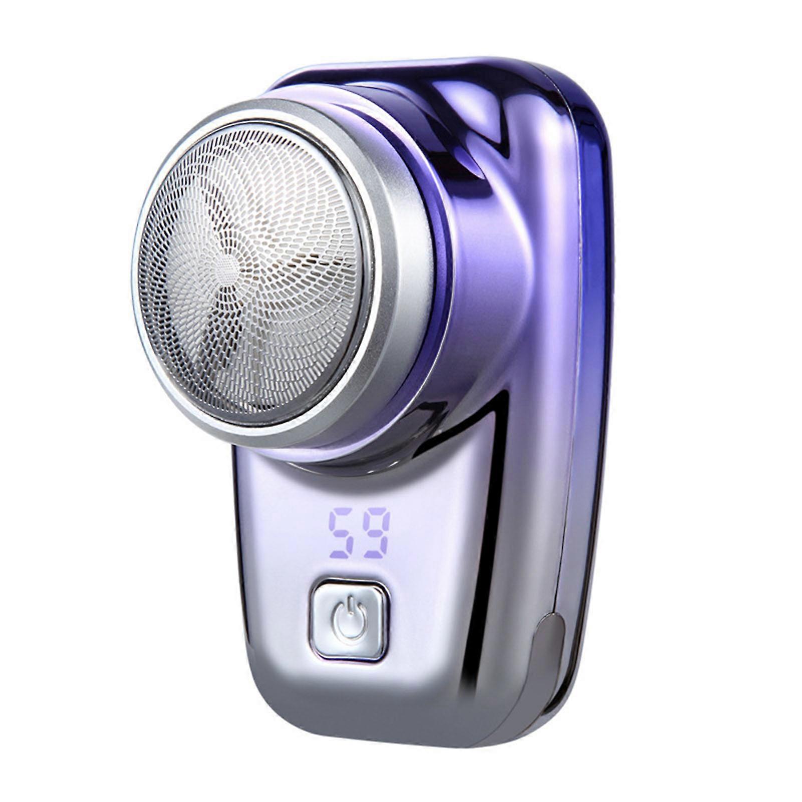Men's Electric Shaver Portable USB Charging Beard Trimmer Digital Display Waterproof Razors