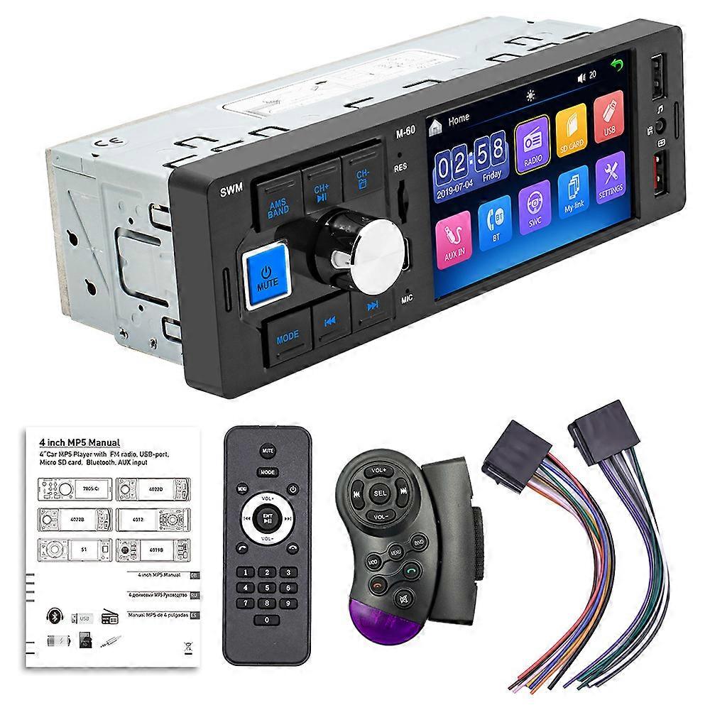 Car MP5 Player M-60 Touchscreen 4 inch Dual USB Bluetooth Hands-free Reversing AUX U Disk