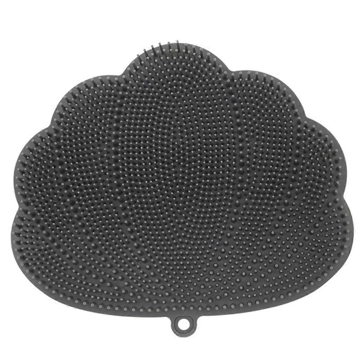 Wall-Mounted Hands-Free Back and Foot Scrubber with Suction Cups - Deep Clean and Exfoliate in the