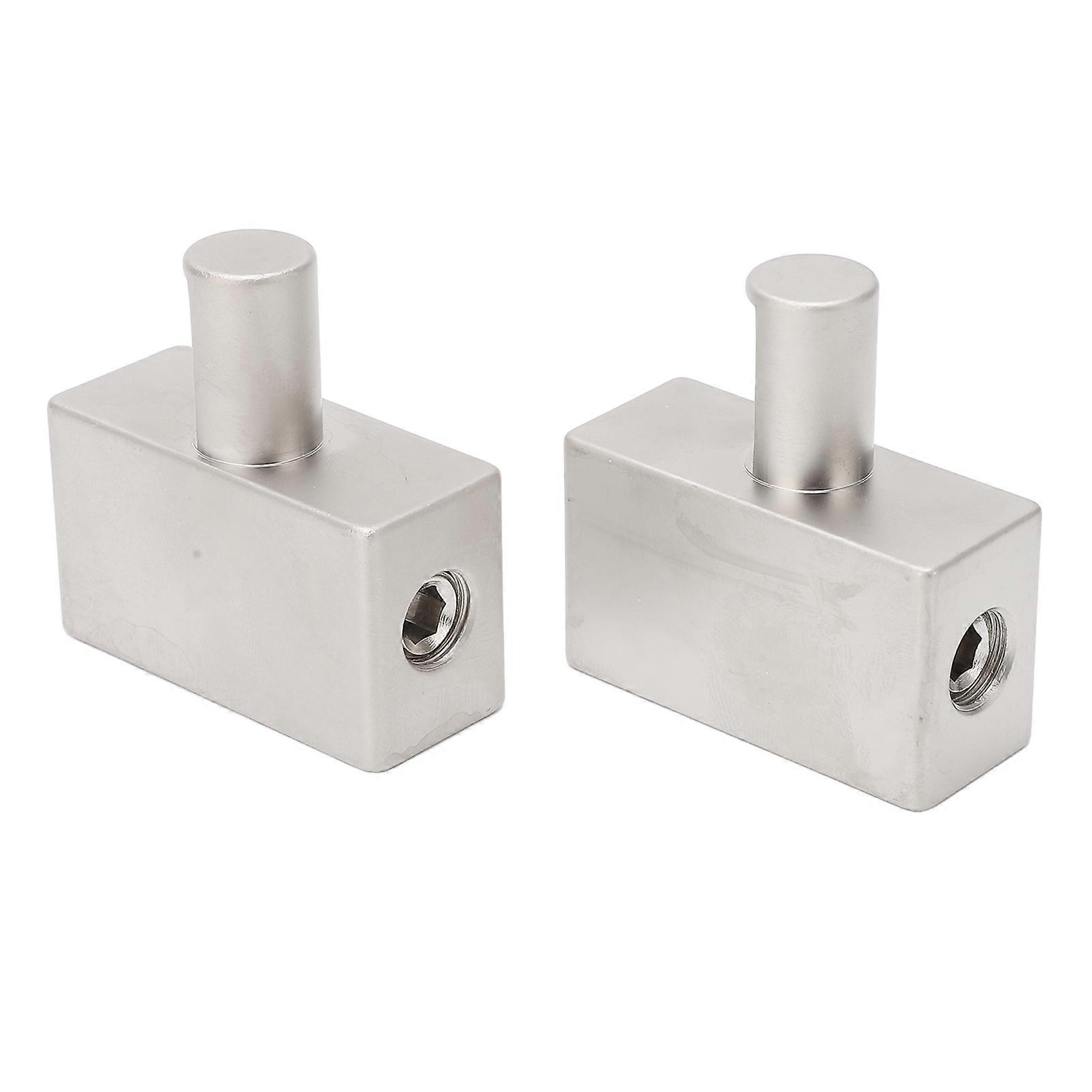 2pcs Dual 1/0 Gauge to 1/0 Gauge Amplifier Input Reducer Nickel Plated Aluminum Alloy High Power for Car Audio