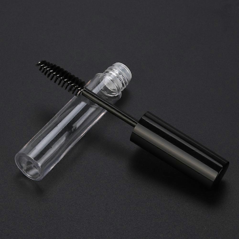 10mL Empty Mascara Tube Eyelash Cream Vial/Liquid Bottle/Container Black Cap fff