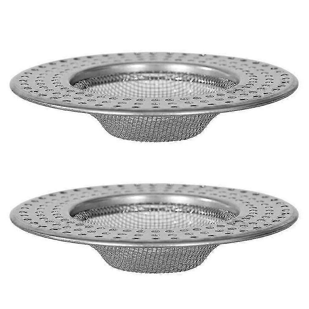 2pcs Professional Stainless Steel Sink Strainer - Bath Drain Filter For Kitchen