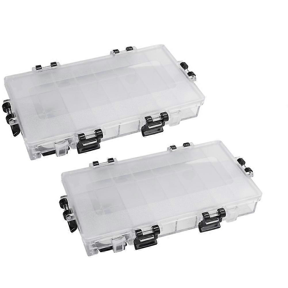 2pcsペイントパレットボックス24気密ペイントパレット水彩ペイントコンテナステイウェットペイントオーガニス