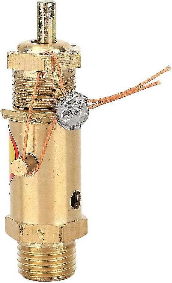 صمام فحص ضاغط الهواء ، صمام تخفيف السلامة مكونات استبدال ضاغط الهواء النحاسي G1 / 4 لمحمل ضغط مولد بخار الغلاية