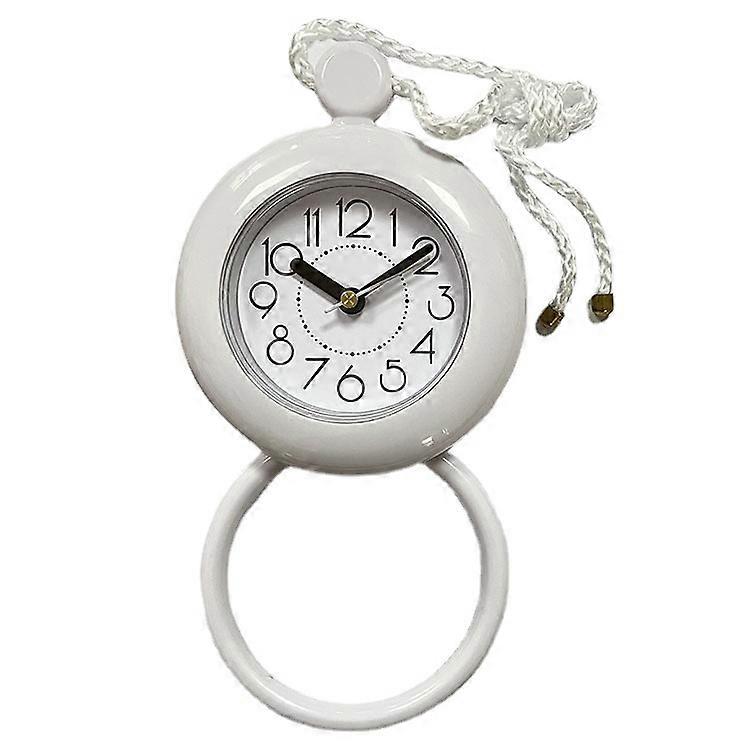 Waterproof bathroom clock can be hung with a sense
