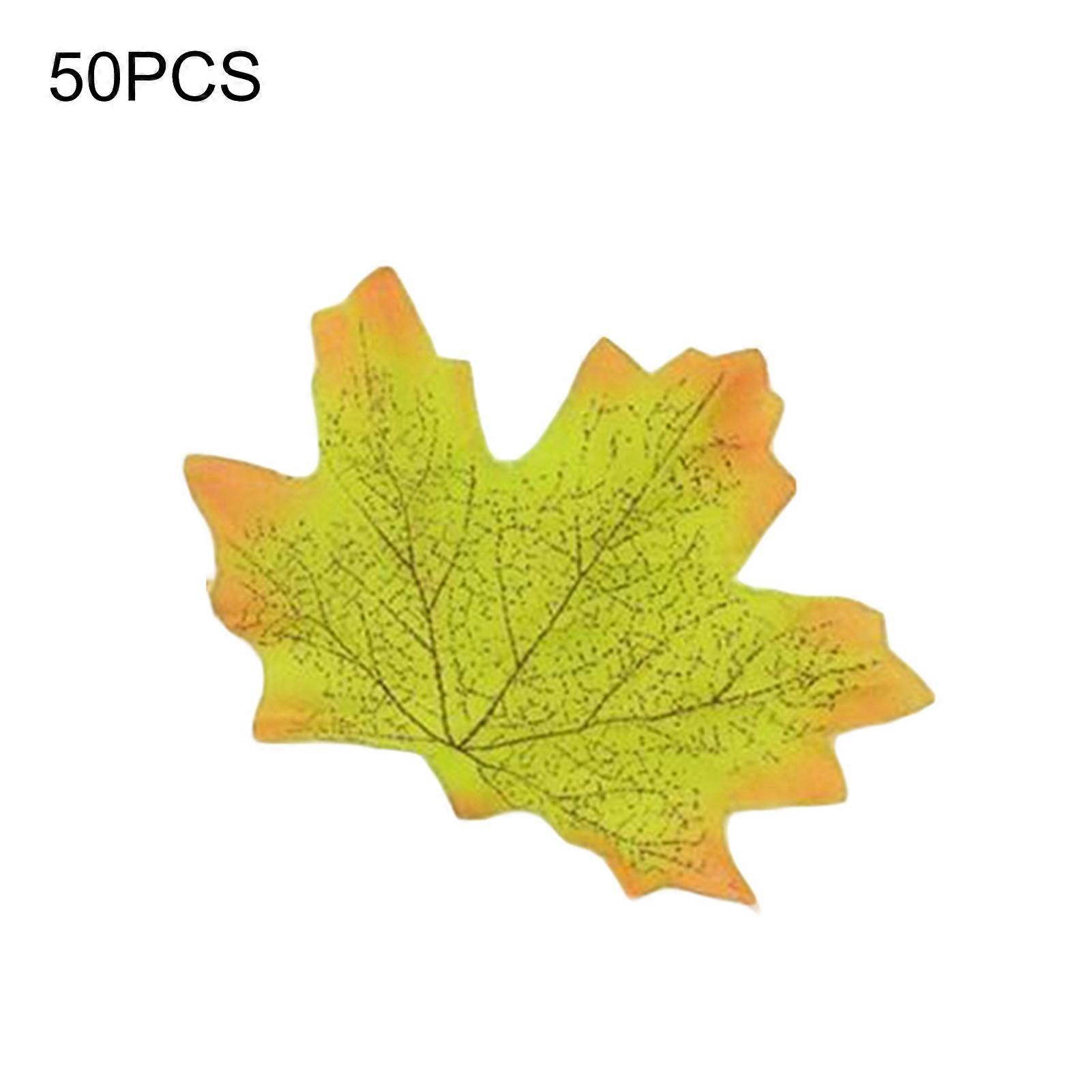 Artificial Autumn Fall Leaf Maple Photo Props Home Wedding Party Decoration