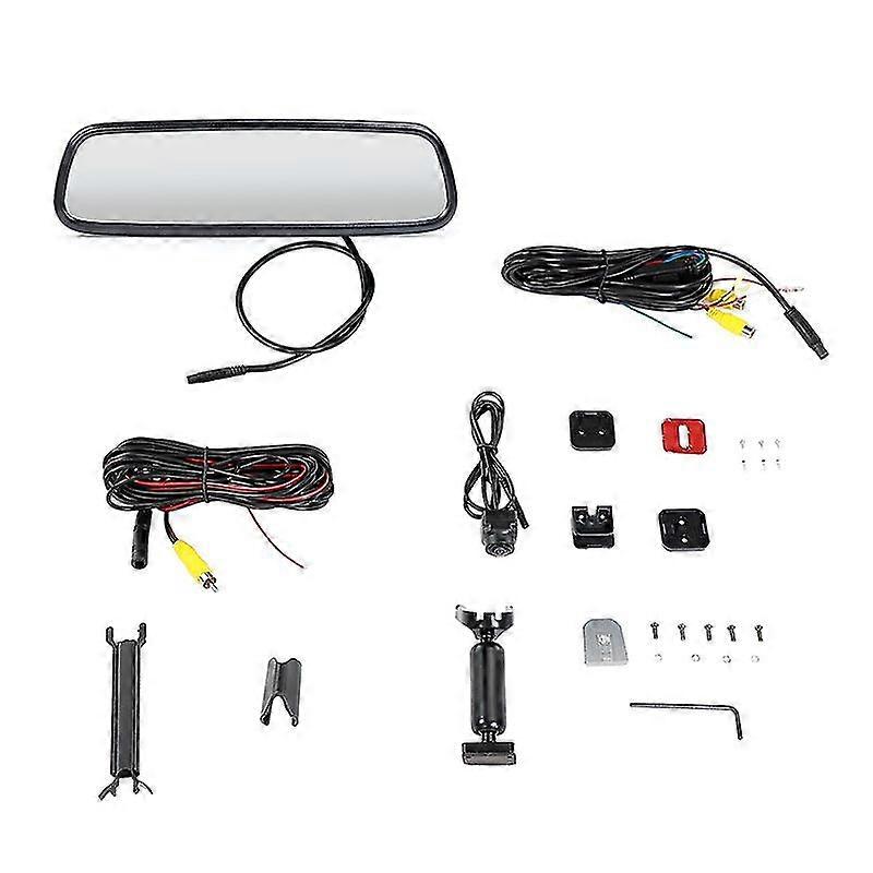 Hd 7.36inch Lcd Car Rearview Mirror Replacement With Special Bracket