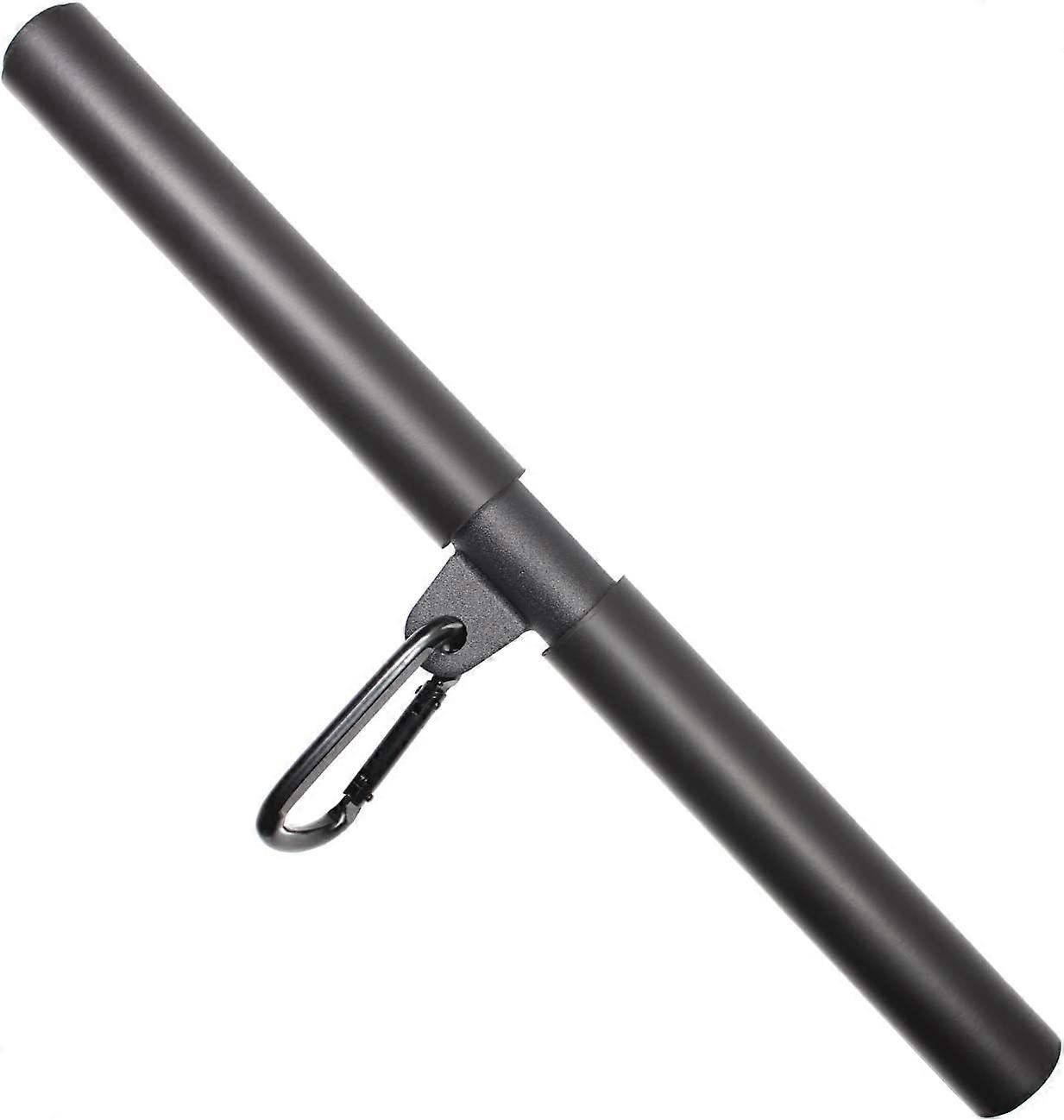 Straight Bar Triceps Bicep Pull Up Bar with Soft Handles and Carabiner