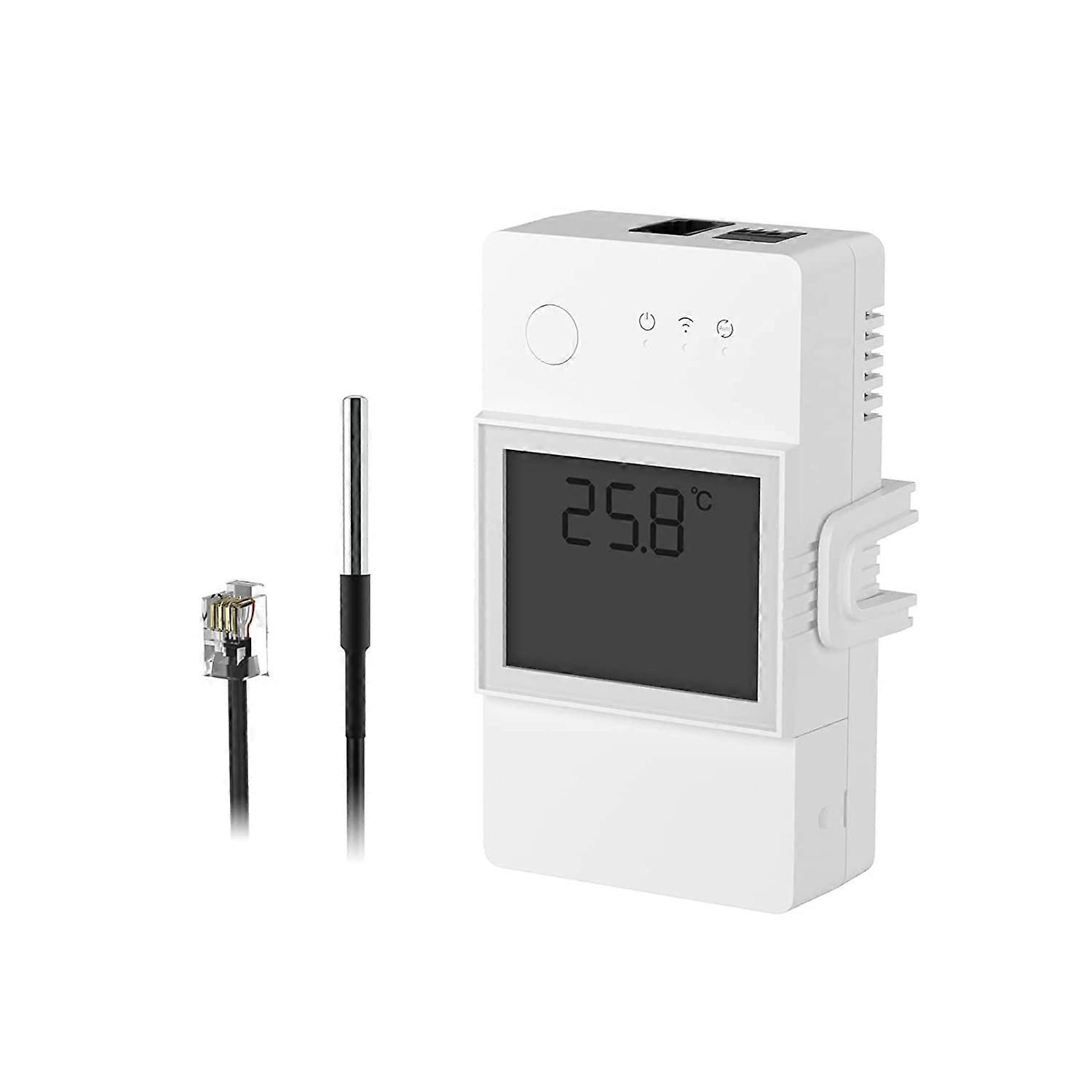 16A WiFi Smart Light Switch w/DS18B20 Waterproof Temperature Sensor