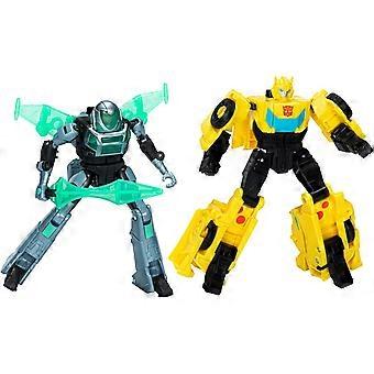Transformers - Earthspark Cyber Combiner (Bumblebee & Mo...